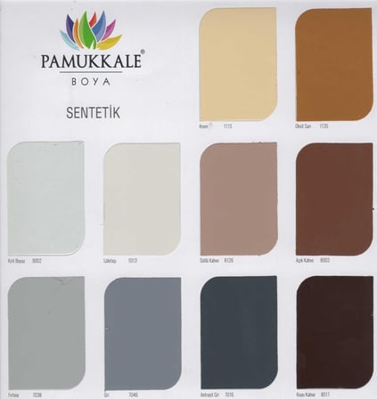 Pamukkale Enamel Sentetik Parlak Boya 2.5 Kg Antrasit Gri