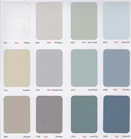 Dyo Teknoplast Su Bazlı Boya 15 lt İç Cephe Boyası Nil Yeşili