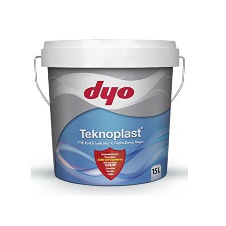 Dyo Teknoplast Su Bazlı Boya 7.5 lt İç Cephe Boyası Gölgem