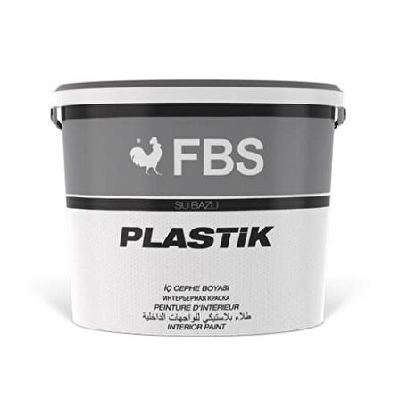 Fbs Plastik İç Cephe Duvar Boyası 10 Kg Çakıl