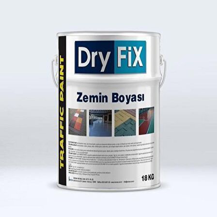 DryFix Traffic Paint Zemin Boyası 5 Kg Beyaz