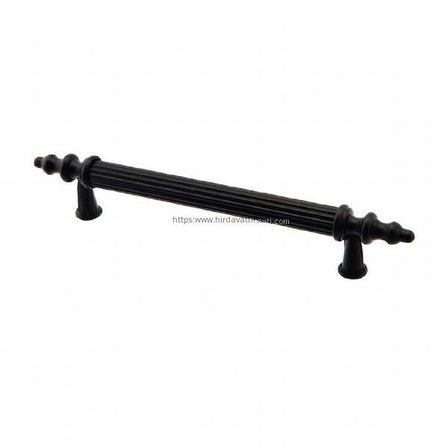Sultan 192 mm klasik siyah mobilya dolap kulbu