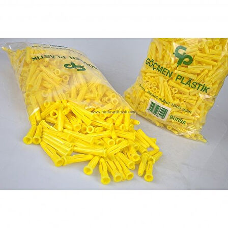 Plastik Roket dübel 10luk 500 adet