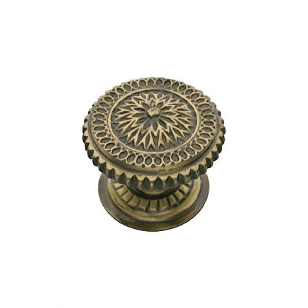 Prinç döküm antik oksit rustik eskitme, ferforje tipi osmanlı tipi kapı topuzu tokmağı HFT06011