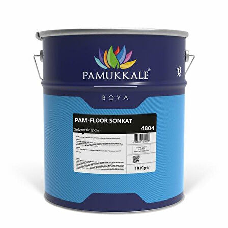 Pamukkale 4804 Solventsiz Zemin Kaplama 24 Kg Boncuk Mavi Ral 5017