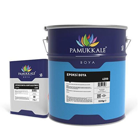 Pamukkale 4200 Epoksi Boya 18 Kg Ral 1015 Krem