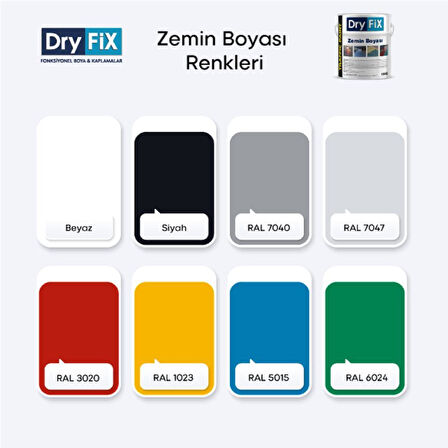 DryFix Traffic Paint Zemin Boyası 18 Kg Ral 3020 Bayrak Kırmızı