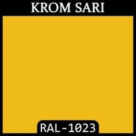 Pamukkale Akrilik Zemin Boyası 2.5 Kg Ral 1023 Krom Sarı