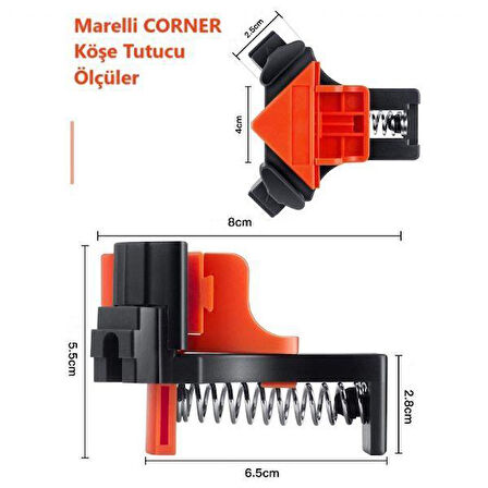 Marelli CORNER köşe tutucu köşe birleştirme aparatı, köşe mengenesi