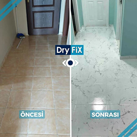 DryFix Fayans Boyası 1 Kg Ral 9002 Kirli Beyaz