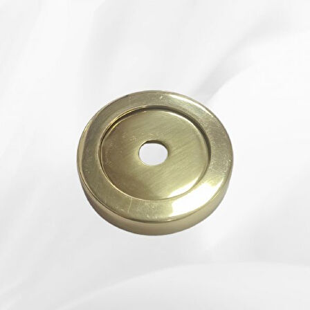 Prinç yuvarlak sarı fiam fiyam , çivi anahtarli kilit için kapak rozet