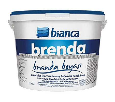 Bianca Brenda Branda Boyası 15 Lt Beyaz