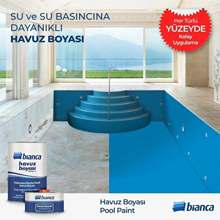 Bianca Havuz Boyası 4.5 Kg Mavi