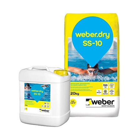 Weber Dry SS-10 Tam Elastik Su Yalıtımı 20+10 Kg