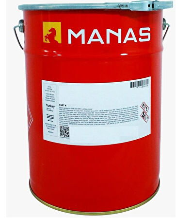 Manas 600 Derece Isıya Dayanıklı Egzos Boyası 20 Kg Siyah