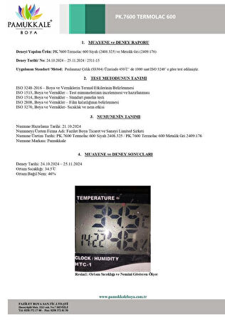 Manas 600 Derece Isıya Dayanıklı Egzos Boyası 20 Kg Siyah