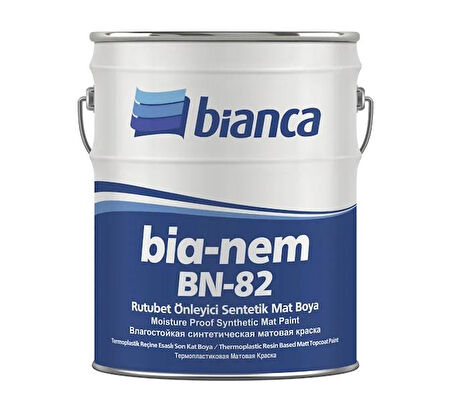 Bianca Bia-Nem BN-82 Rutubet Nem Küf Önleyici Boya 15 Lt Beyaz