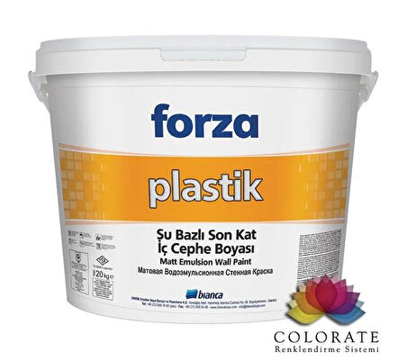 Bianca Forza Plastik Su Bazlı Son Kat İç Cephe Boyası 10 Kg Beyaz
