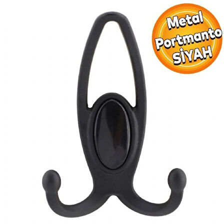 Uzay siyah BÜYÜK portmanto dolap askısı