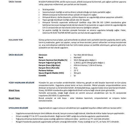 Pamukkale Akrilik Dtm Üçü Bir Arada Son Kat Boya 22.5 Kg Ral 5017 Mavi