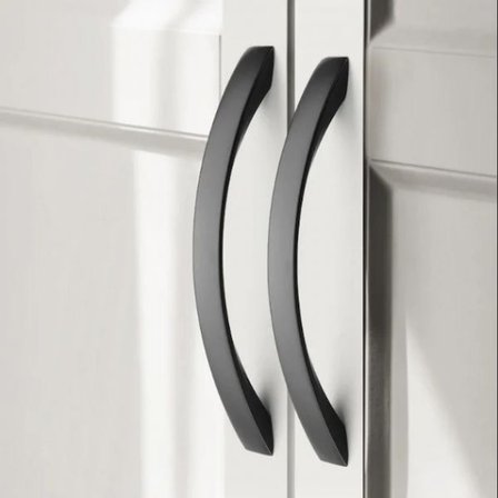 Marelli ROSSA BLACK siyah 128 mm mobilya dolap kulbu