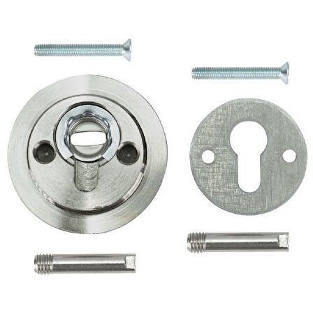 Ekstra Güvenli Ağzı Kapalı M10 Ayarlı Vidalı Saten Kaliteli Çelik Rozet Yeni Tip Kapılar İçin