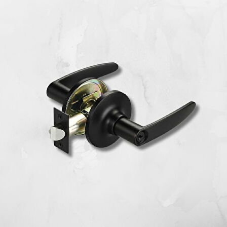 Marelli Kollu Tip Siyah Topuzlu Amerikan Otel tipi kilit anahtarlı