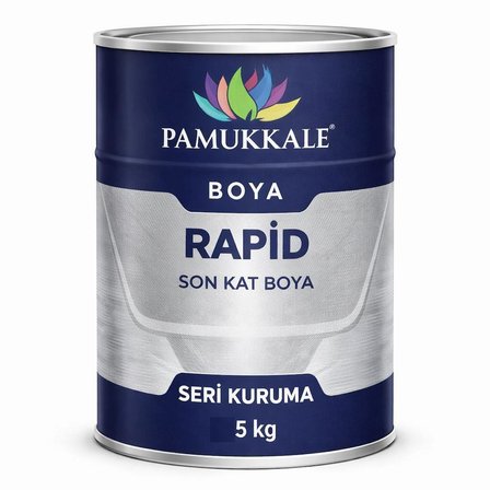 Pamukkale 1402 Rapid Endüstriyel Boya 60-70 Gloss 5 Kg Ral 1018 John Deere Sarısı