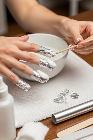 Profesyonel Kalıcı Oje Sökücü Remover 1 Litre ve Tüy Bırakmayan Tırnak Pedi 1000'li Set
