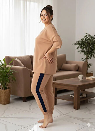 KADIN BÜYÜK BEDEN EŞOFMAN TAKIMI