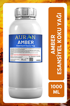 Amber Esansiyel Uçucu Yağ Esans Koku Yağı Hobi Esans Mum Sabun Oda Kokusu 1000ml