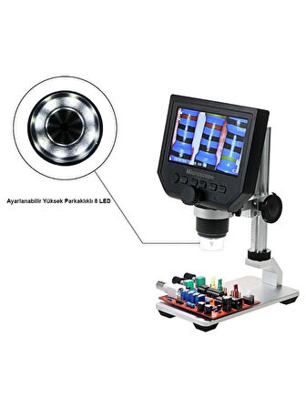 Alfalink 600X Dijital  4.3 İnç LCD Ekranlı USB Microskop