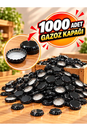 1000 Adet Gazoz Kapağı