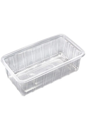 1000 Gr Dört Köşe Kap 100 Adet