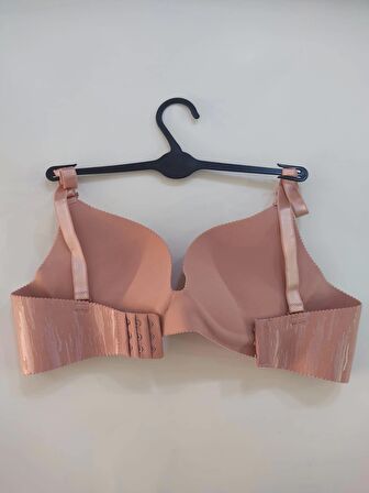 F.K Lazer Kesim Balensiz Tam Destekli Gül Kurusu Sütyen 675