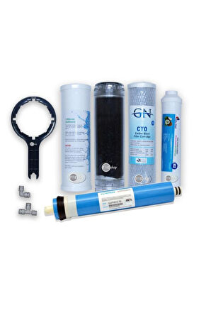 Uyumlu Ihlas Aura Cebilon Ve Housingli Tüm Su Arıtma Cihazlarına Uyumlu 5'li Filtre Seti -Vontron  Membran