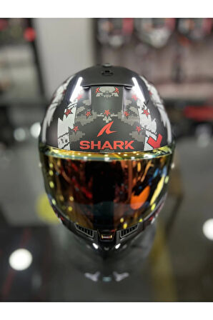 Shark Skwal I3 Hellcat Mat Siyah Beyaz