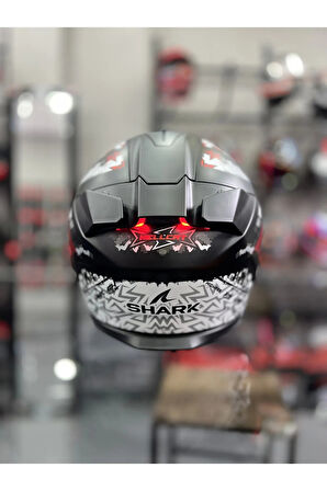 Shark Skwal I3 Hellcat Mat Siyah Beyaz