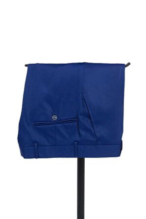 Desenli Armürlü Mono Yaka Astarlı Yelekli 6 Drop Slim Fit Dar Kesim Smokin Damatlık 1001195219 Lacivert