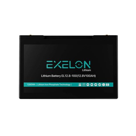 Exelon 12.8V 100A LifePo4 Lityum Akü
