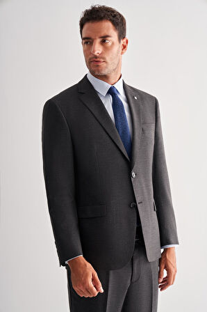 Siyah 4 Drop Comfort Fit Classic Takım Elbise 1001255121