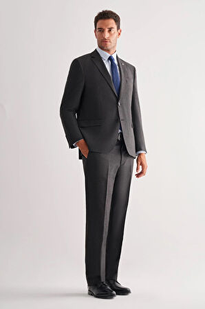 Siyah 4 Drop Comfort Fit Classic Takım Elbise 1001255121