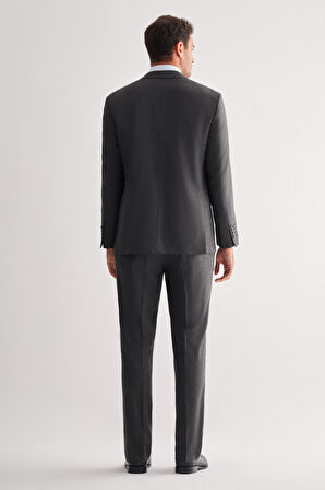 Koyu Antrasit 4 Drop Comfort Fit Classic Takım Elbise 1001255121