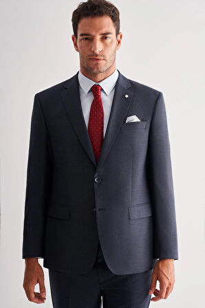 Koyu Lacivert 4 Drop Comfort Fit Classic Takım Elbise 1001255121