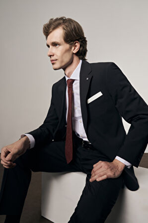 Siyah 4 Drop Comfort Fit Classic Takım Elbise 1001255150