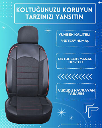 Orqide Sumix Serisi Citroen Cactus TAM SET Oto Koltuk Kılıfı