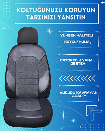 Orqide Anka Serisi İsuzu Dmax Model TAM SET Oto Koltuk Kılıfı