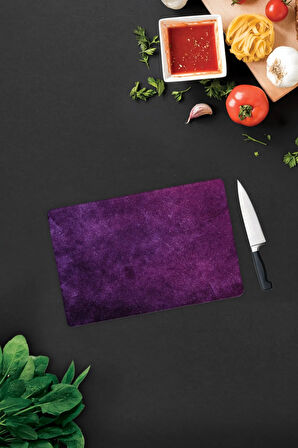 Cam Kesme Tahtası - Cam Kesme Tablası | Mor Doku | 20cm x 30cm