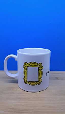 blackleg kulplu bardak Friends Yazılı  çay kahve içecek bardağı 330 ml.