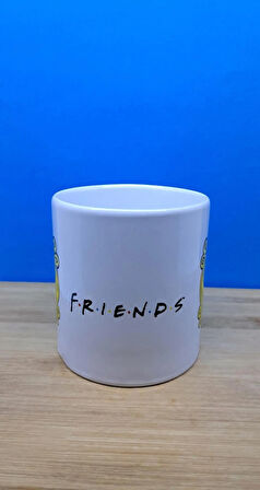 blackleg kulplu bardak Friends Yazılı  çay kahve içecek bardağı 330 ml.